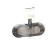 Oval bath with heater
